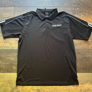 Sherwin Williams Uniform Polo Shirt+Adidas+Size L+Short‎ Sleeve+Black+NWOT
